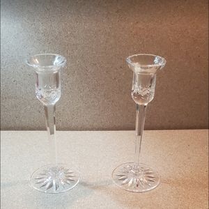 Vintage Princess House Crystal Candle Holders